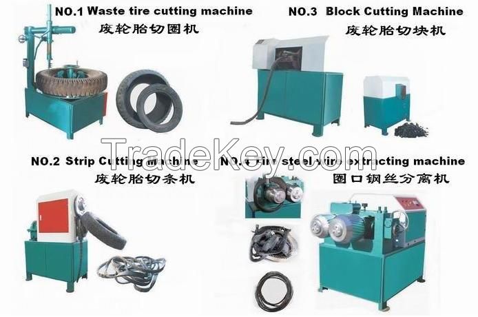 waste tyre recycle line