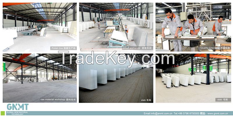 Trade Assurance Canton Fair sparkle artificial low price White marble tiles prices 