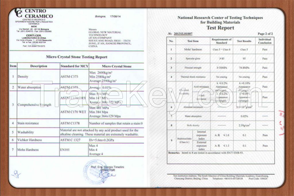 Hot Selling Building Materials Crystallized Polished Glass 