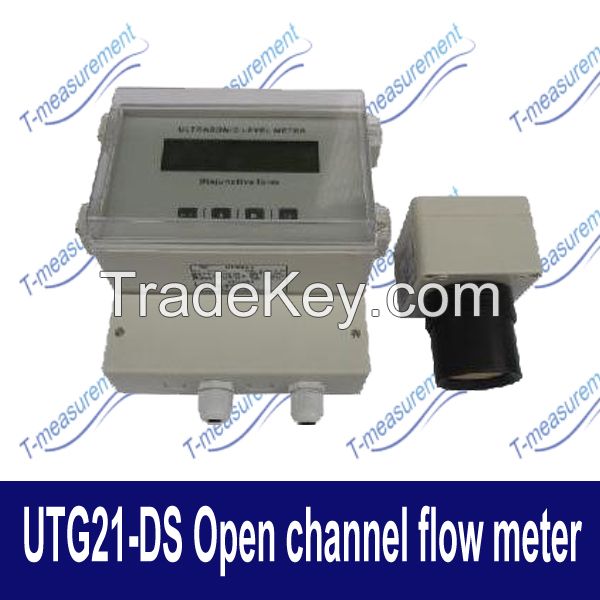 Open channel ultrasonic flow meter, parshall flume flow meter