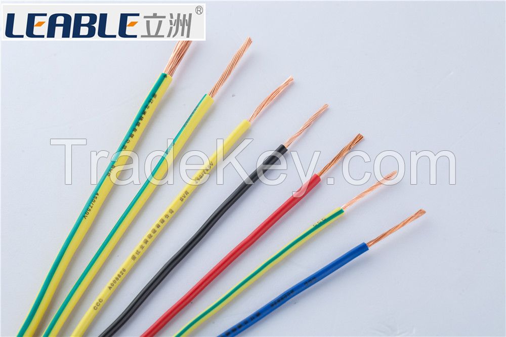 china manufacturer single core BVR copper housing wire