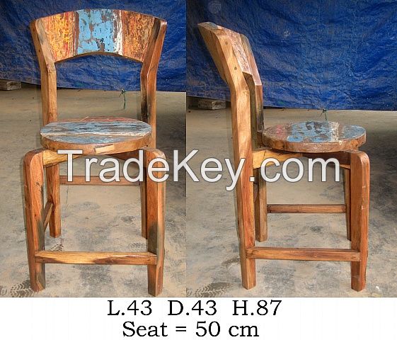 Chairs-Dining Room, Living Room  - Boat Furniture -Recycled Furniture 