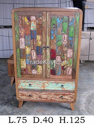 Cupboard, Wardrobe- Boat Furniture - Recycled Furniture - Special Design 