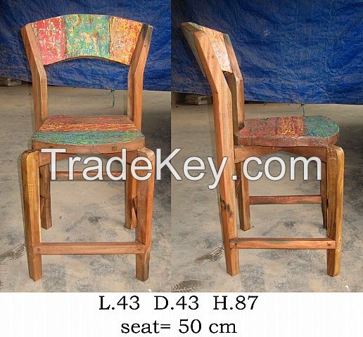 Chairs-Dining Room, Living Room  - Boat Furniture -Recycled Furniture 