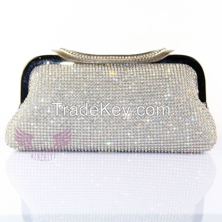 2015 women rhinestone clutch bag with cheapest price