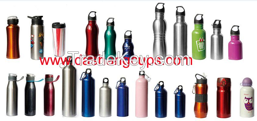 sport bottle, mug, cup, vacuum flask, thermos, tumbler, hip flask, pot ect.