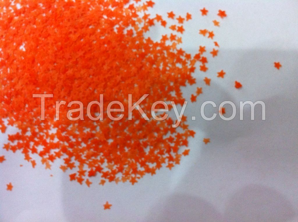 colorful speckles for detergent raw materials