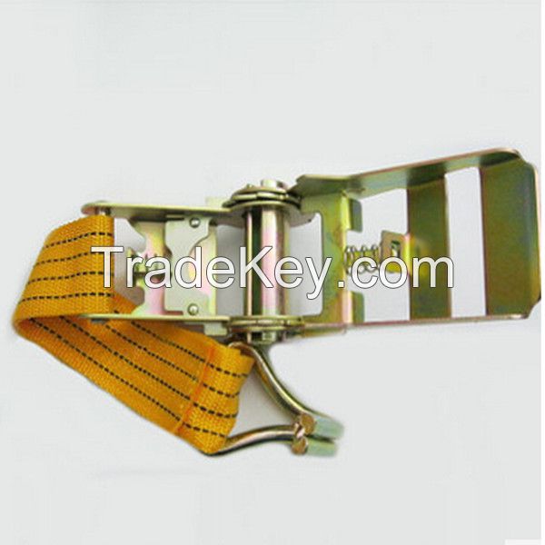 CE,GS,ISO9001 Certification and Polyester Belt Material truck Ratchet tie down straps