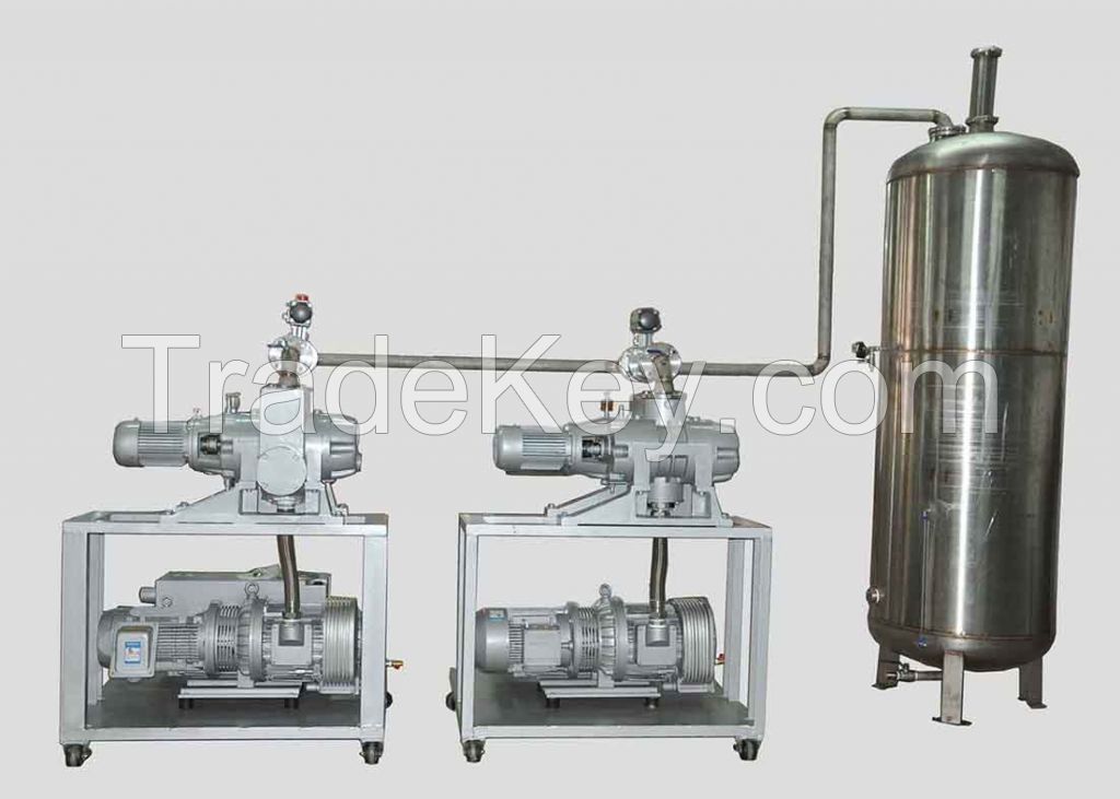 central vacuum pump plants