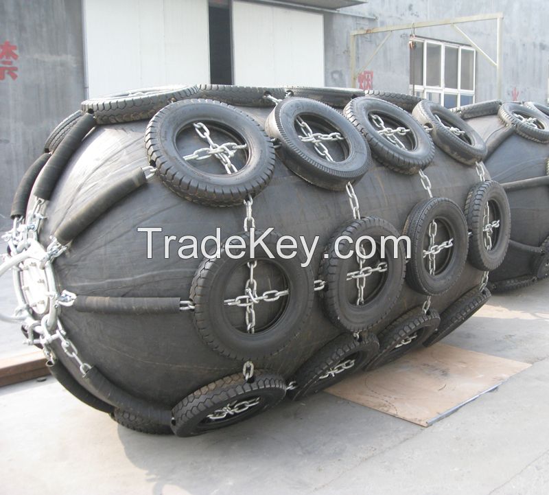 Top quality Florescence dock fender, ship fender, pneumatic rubber fender