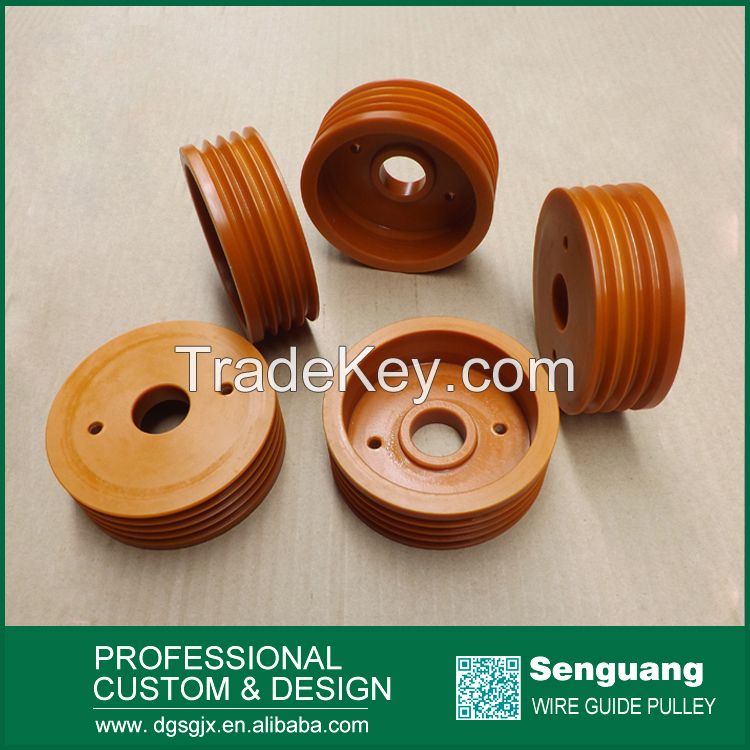 Wire guide bakelite pulley for wire drawing machine