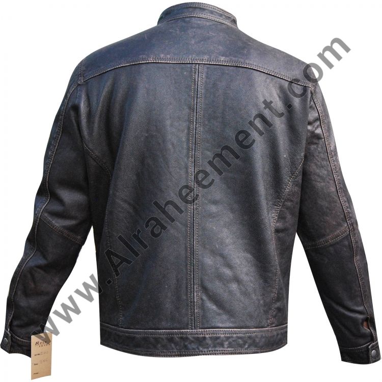 Mens Black Leather Jacket