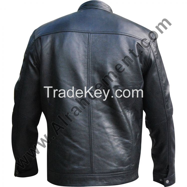 Mens Black Leather Jacket