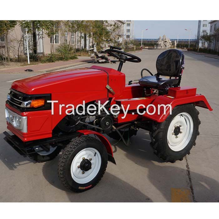 2015 hot sale farm machinery small tractor with tiller and plough