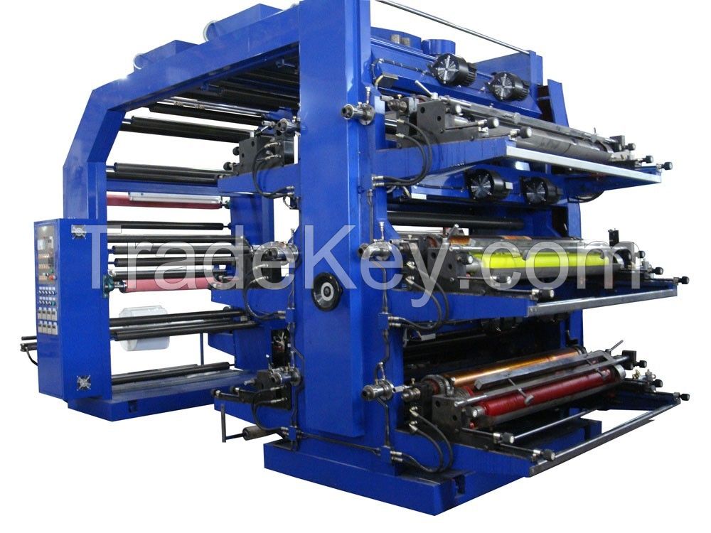 6color fleox printing machine