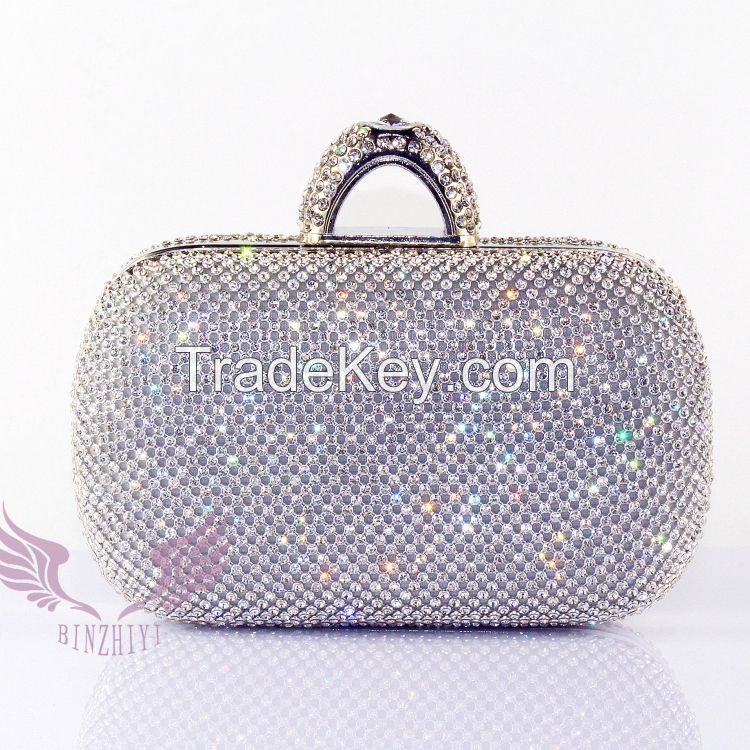 Lady Crystal Shiny Evening Clutch BagS