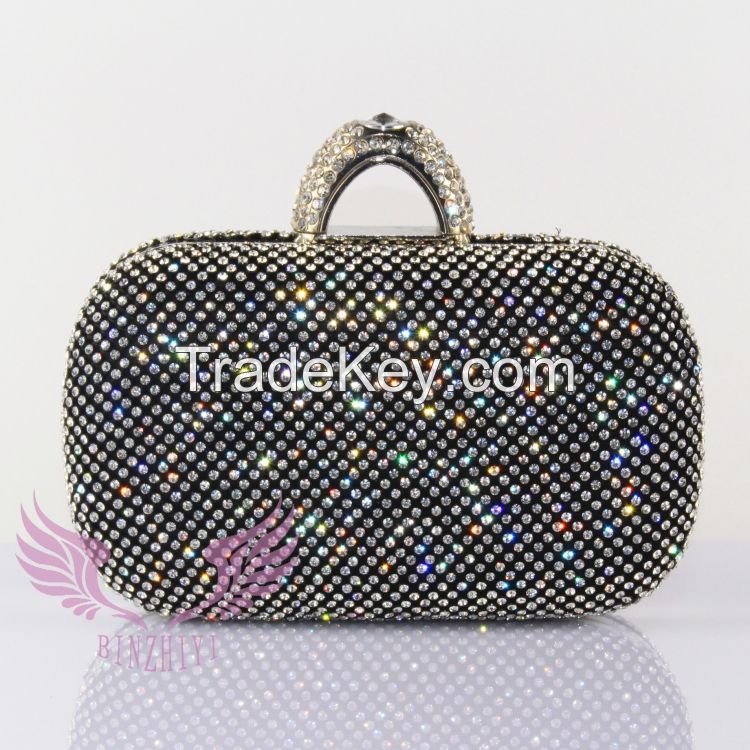 Lady Crystal Shiny Evening Clutch BagS