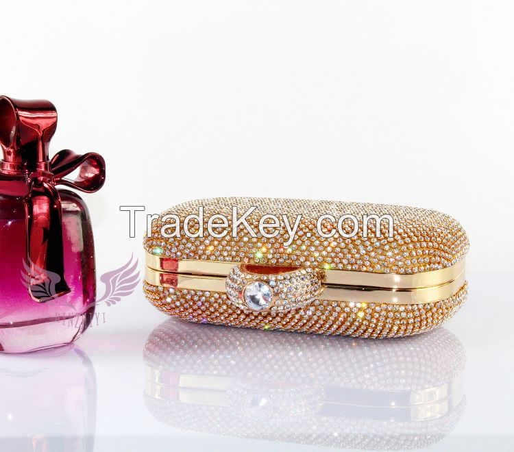 Lady Crystal Shiny Evening Clutch BagS