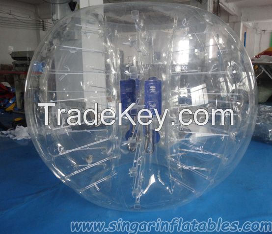 Top quality 1.5m 0.7mm TPU knock ball, battle ball, zorb soccer on sale