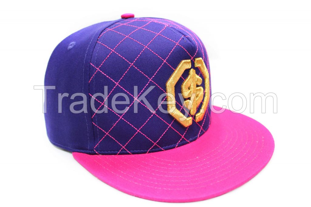 High Standard Custom Six Panels Snapback Cap With Logo