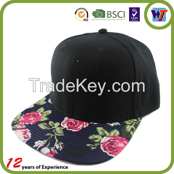 customize design snapback baseball cap