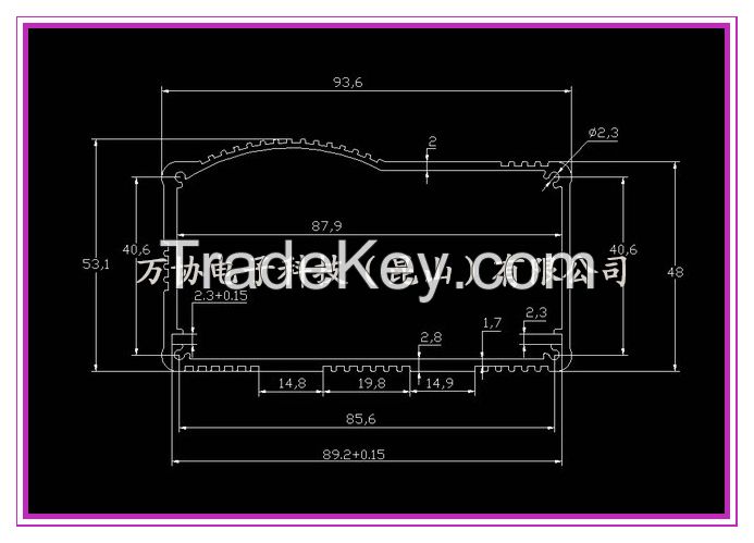 Aluminum shell shell metal casing connection box meter box shell power