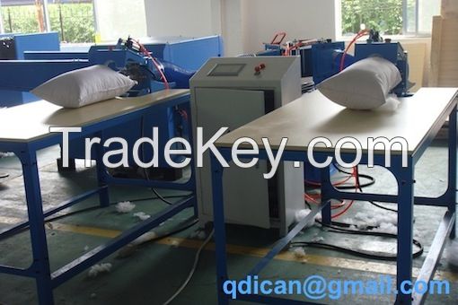 Automatic polyester fiber pillow stuffing machine