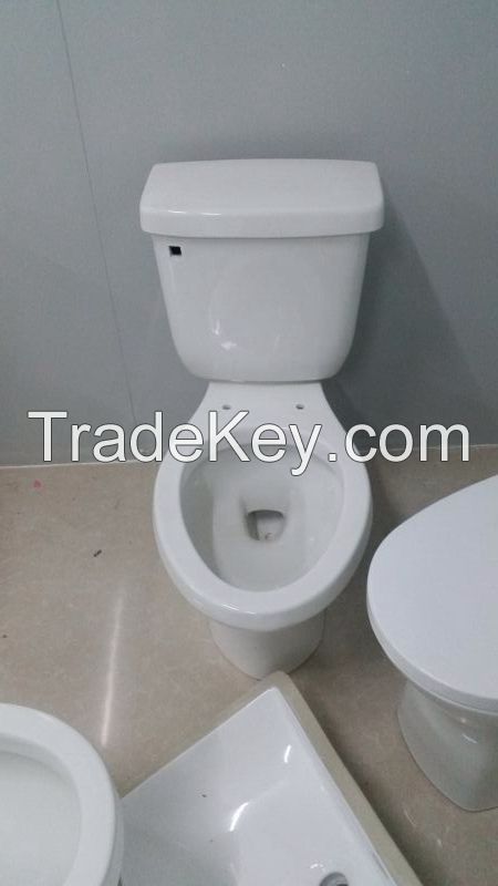 African cheap price   two piece  toilet  siphonic  s-trap 300mm  hot  wholesale