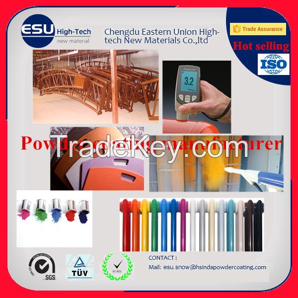 China manufacture electrostatic spray epoxy polyester powder coating