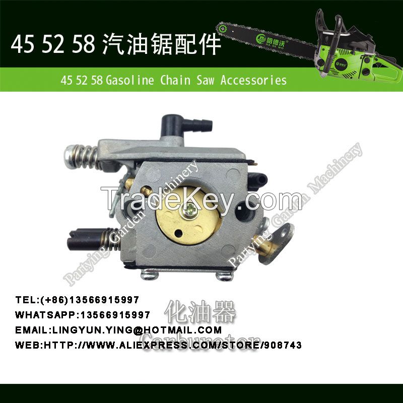 #45/#52/#58 Gasoline Chain Saw Accessories---Chainsaw Carburetor parts for chainsaws diaphragm repair cycle carburetor