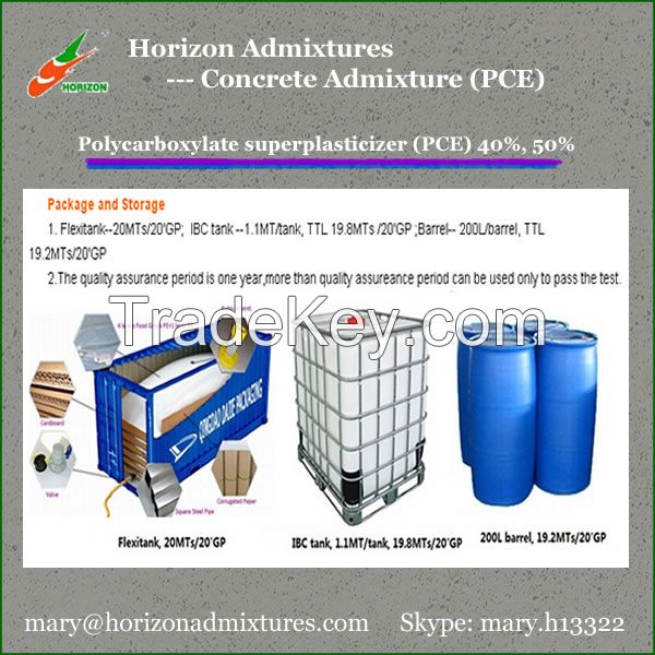 Concrete Mortar Polycarboxylate Superplasticizer