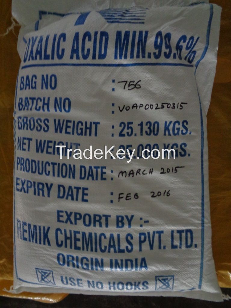 Oxalic Acid 99.60% Min.