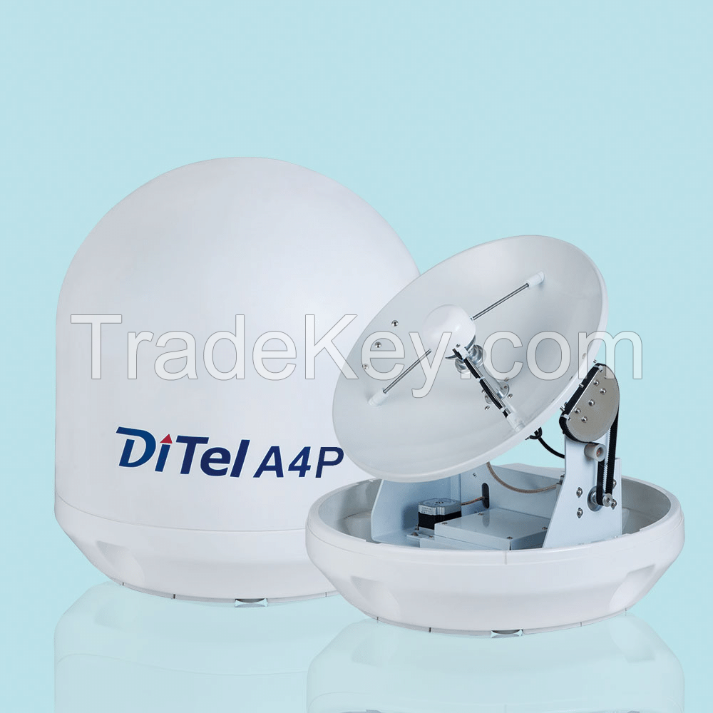 Marine satellite TV antenna