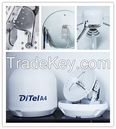 Marine satellite TV antenna