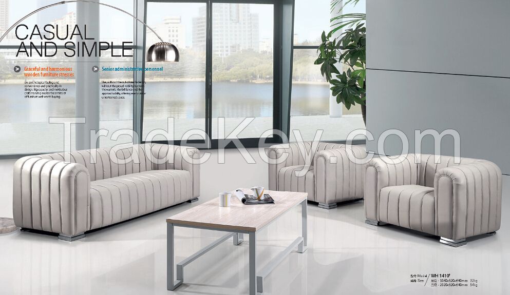 Popular Office Sofa With Metal Feet 1410