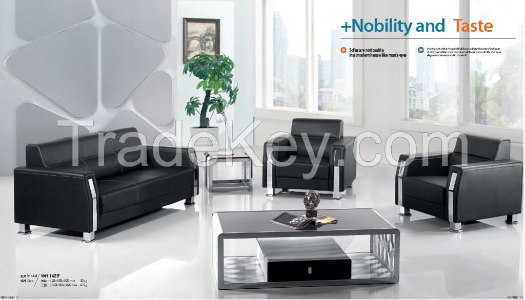 Popular Office Sofa With Metal Feet 1425