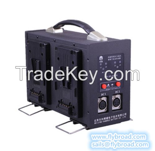 Four-Port Li-ion Battery Charger+Dual-DC output