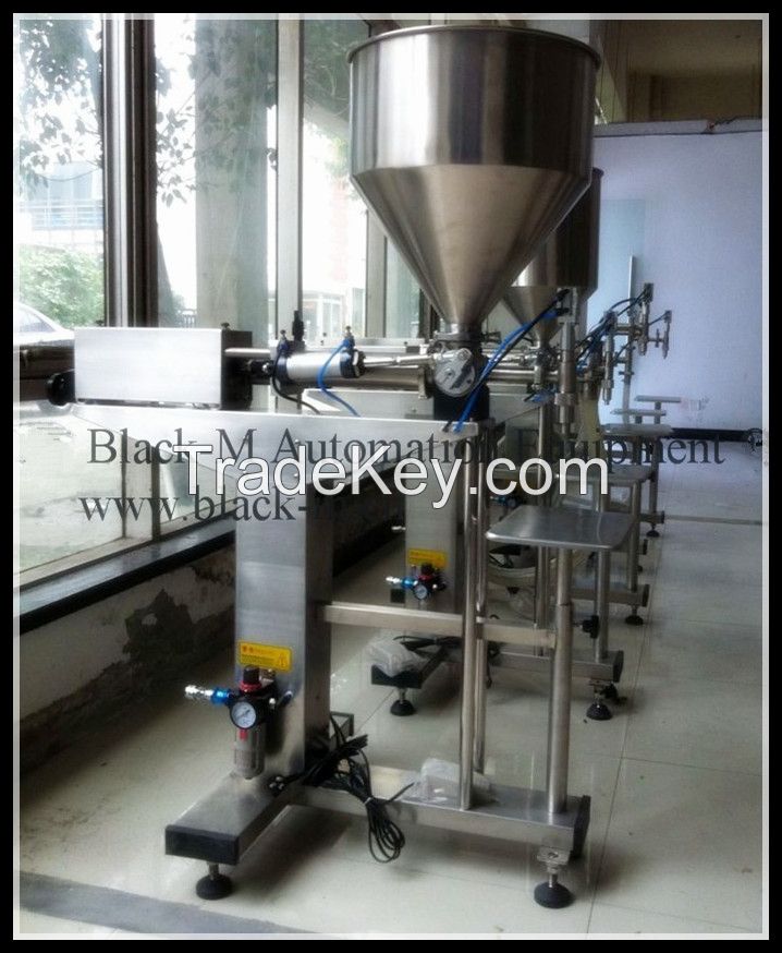 Semi-Auto liquid filler machine for water oil sauce