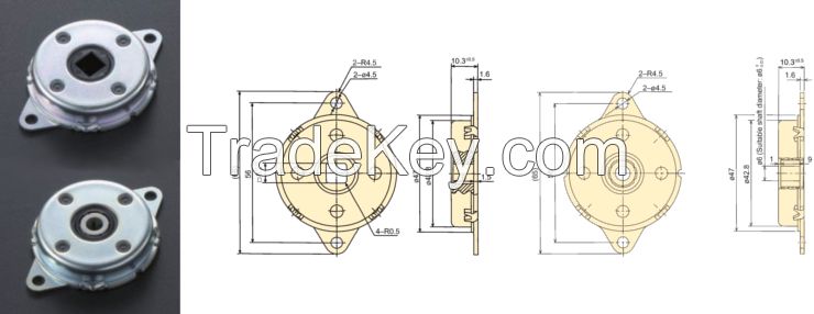 360 degree viscous damper/fluid damper/disk damper/rotary damper