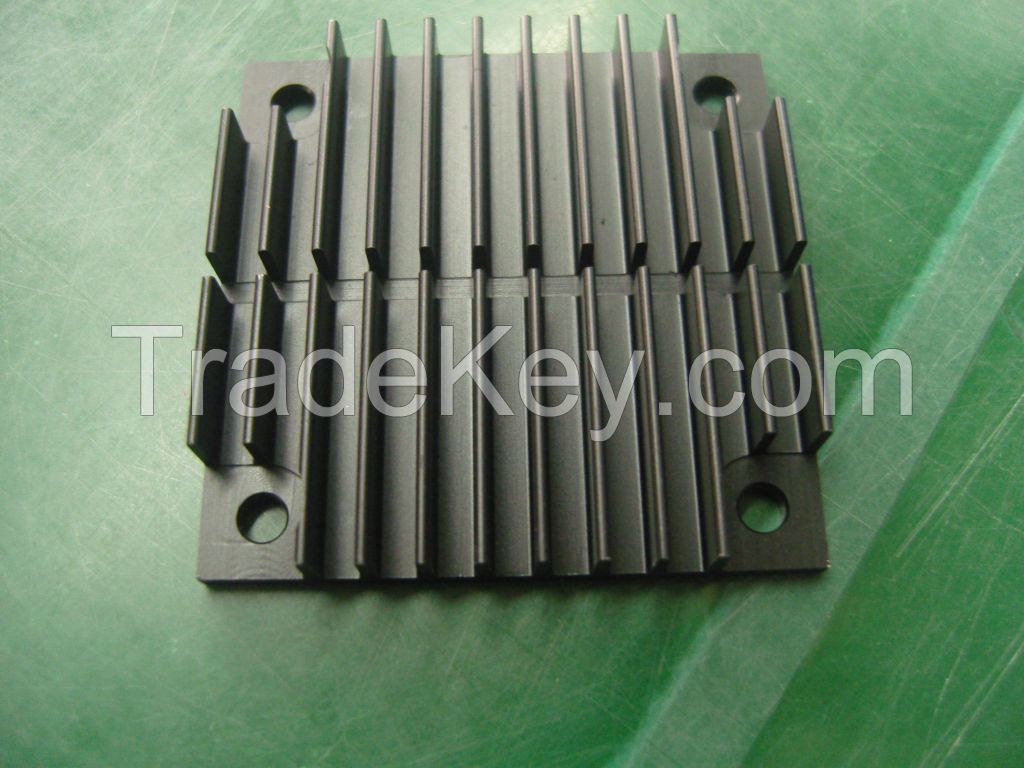 Extruded aluminium heat sinks