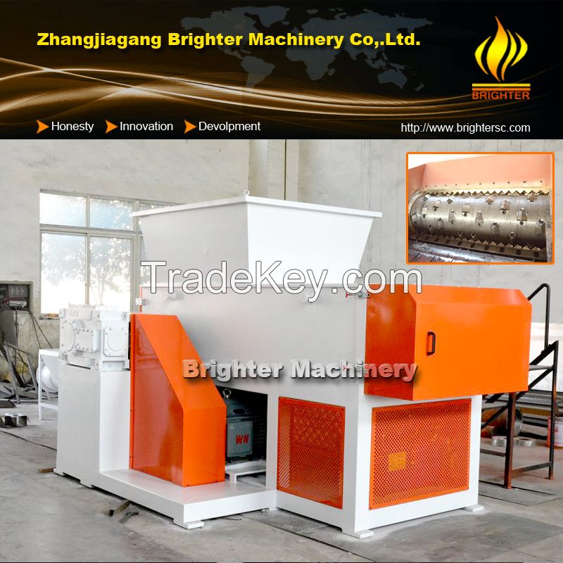 Strong High Output Single Shaft Shredder Waste Plastic Shredder Machine