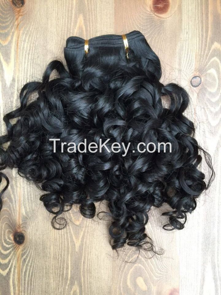 Remy weft kinky,wave and curly