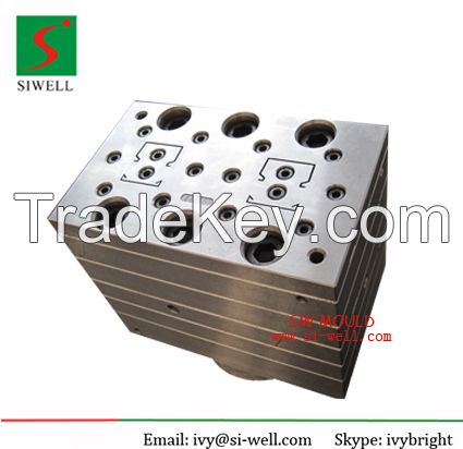 PVC electrical cable trunking duct mould