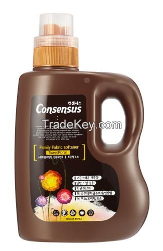 Consensus Family Fabric Softener, 1.8L Bottle, Made in Korea