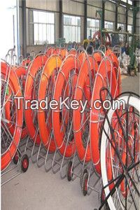 pulling cable reel duct rodder/fiber cable protection tube