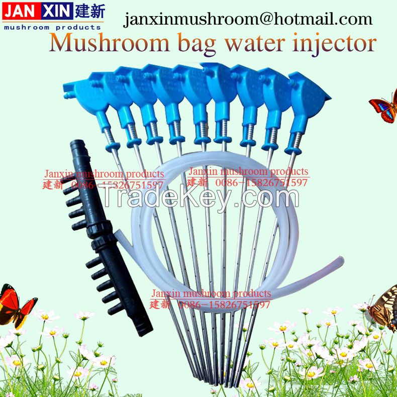 Mushroom growing bag water injector pleurotus planting tool