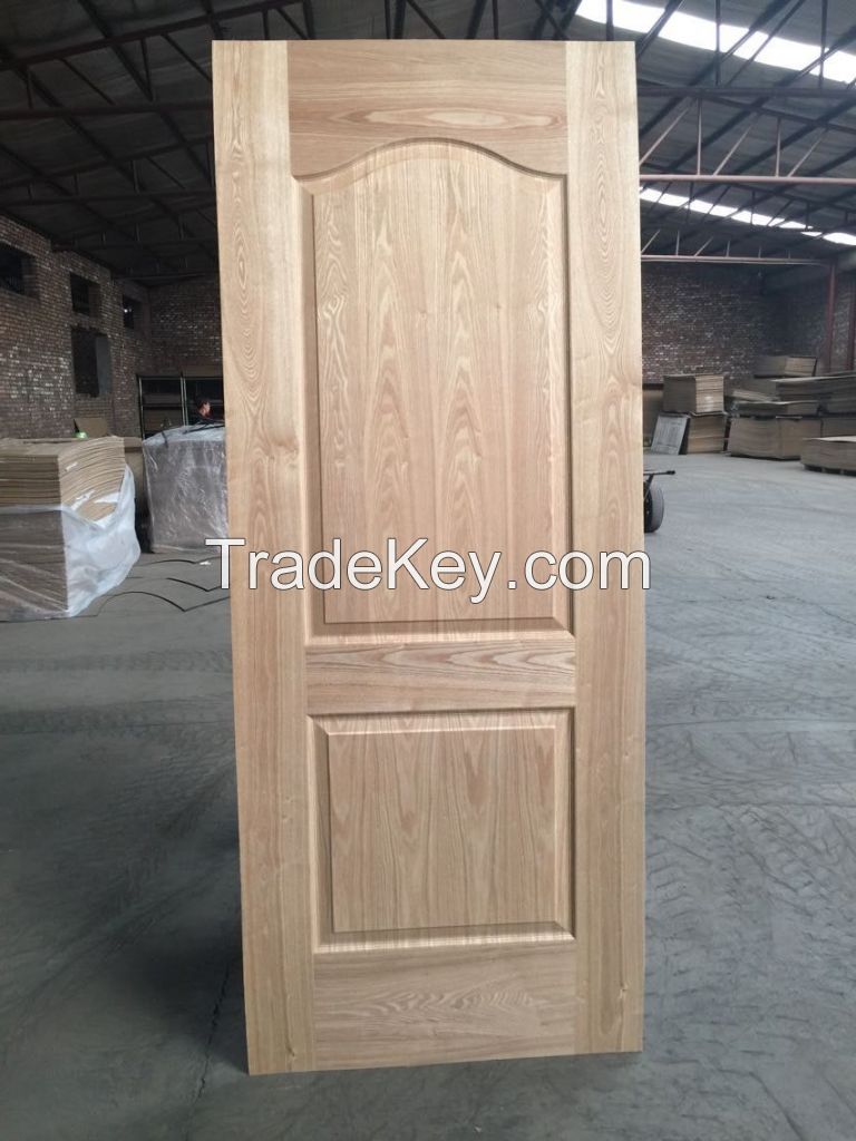 MDF&amp;HDF moulded veneer/melamine door skin