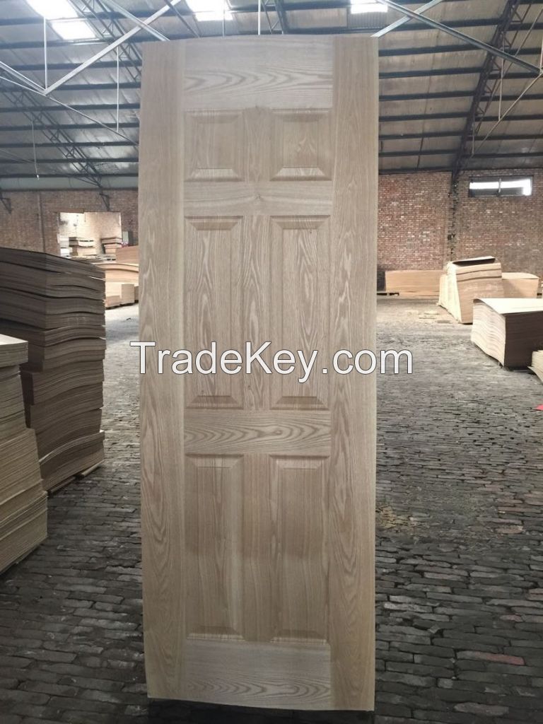 MDF&amp;HDF moulded veneer/melamine door skin