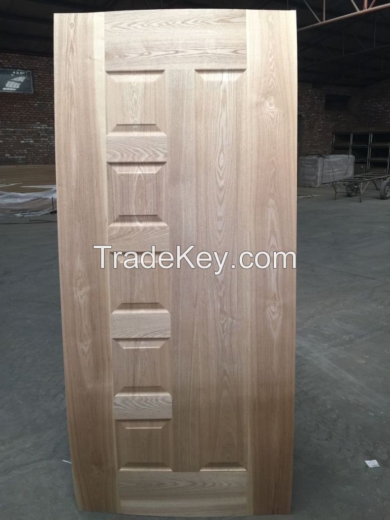 MDF&amp;HDF moulded veneer/melamine door skin