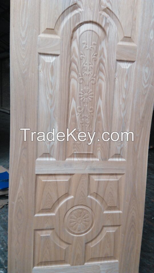 MDF&amp;HDF moulded veneer/melamine door skin